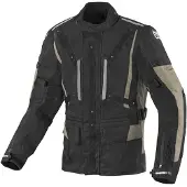 Berik Spencer Schwarz Beige Wasserdichte Motorrad Textiljacke Größe 56