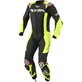 Ixon Vortex 3 Schwarz Leuchtgelb 1-Teiler Motorrad Lederkombi Größe 4XL