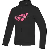 Ixon Touchdown L Schwarz Bright Pink Damen Motorrad Textiljacke Größe S
