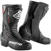 Bogotto Losail Schwarz Motorrad Stiefel Größe 45