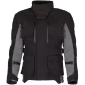 Merlin Solitude D3O Textil-Motorradjacke Schwarz Grau Größe S