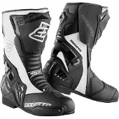 Bogotto Assen Schwarz Weiß Motorrad Stiefel Größe 45