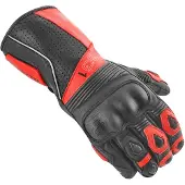 Bogotto Sprint Perforierte Schwarz Rot Handschuhe Größe M
