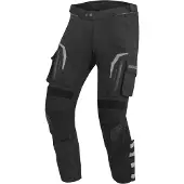 Bogotto Explorer-Z Wasserdichte Schwarz Motorrad Leder-/Textilhose Größe 2XL
