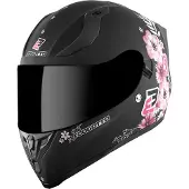 Bogotto H128 Fiori Helm, schwarz/pink, XL