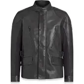 Belstaff Maelstrom Schwarze Lederjacke Größe M