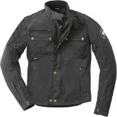 Merlin Barton II Schwarz Motorrad Wachsjacke Größe 4XL