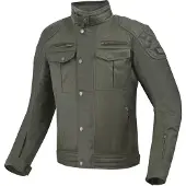 Bogotto Barton Wasserdichte Motorrad Wachsjacke Grün Größe S