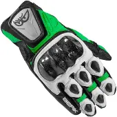 Berik Namib Schwarz Weiß Grün Handschuhe Größe S