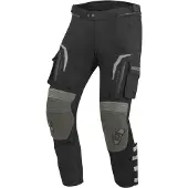 Bogotto Explorer-Z Wasserdichte Schwarz Grün Motorrad Leder-/Textilhose Größe 3XL