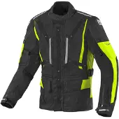 Berik Spencer wasserdichte Motorrad Texiljacke, schwarz/gelb, 54