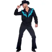 Coppens Disco Cowboy Kostüm - Line Dance Fasching Kostüm