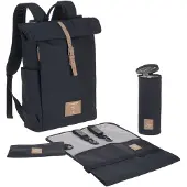 Lassig Rolltop Rucksack Nachtblau