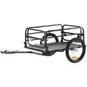 Famanu Faltbare Fahrradanhänger - Hohe Tragfähigkeit - 72,5 kg
