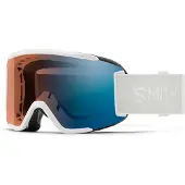 Smith Skibrille Squad S Chromapop Pro Photochromic Unisex Blue Mirror White Vapor