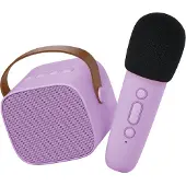 Lalarma Lautsprecher m. Mikrofon - Kabellos - Karaoke - Lila - - One Size - Lautsprecher