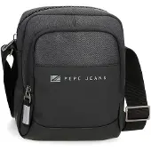 Pepe Jeans für Herren. 7125331 Jarvis Umhängetasche schwarz -17x22x8cm (OSFA), Lässig, Polyester