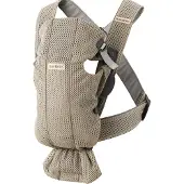 BabyBjörn Mini Babytrage 3D Mesh, Grey Beige