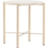 Ebuy24 Sandhamn Beistelltisch Ø40 cm beige.