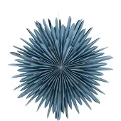 Ebuy24 Sälen Weihnachtsstern mit Licht Papier Ø60 cm Pendelleuchte blau.
