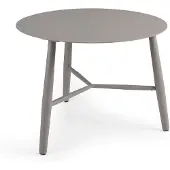 Brafab Loungetisch Vannes 60 x 45 x 60 cm Aluminium Khaki