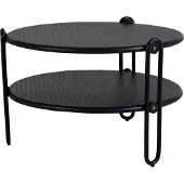 Brafab Blixt Loungetisch Aluminium rund