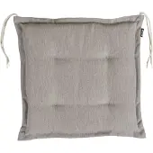 Brafab Sitzkissen Florina aus Dralon-Stoff, modern, beige, mit Bändern zur einfachen Befestigung