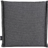 Brafab Sitzkissen Florina aus Dralon-Stoff, modern, anthrazit, mit Bändern zur Befestigung, 45 cm