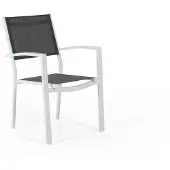 Brafab Leone Stapelstuhl Aluminium/Textilene