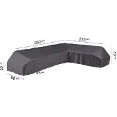 AeroCover Schutzhülle für Eck-Lounge - L-Form - Platform