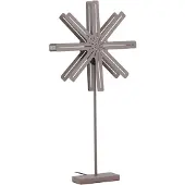 Ebuy24 Säfsen Weihnachtsstern Tischlampe mocca.