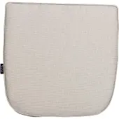 Brafab Sitzkissen Florina für Gartenstühle, aus Dralon-Stoff, klassisch, taupe, 48x48x6 cm