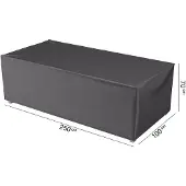 Intratuin Gartenbankbezug Anthracite (250 x 100 x 70 cm)