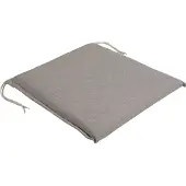 Brafab Sitzkissen Florina von aus Dralon-Stoff, modern, beige, mit Bändern, 45x48x5 cm