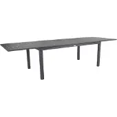 Brafab Lomma Ausziehtisch Aluminium 194-312x100x73 cm