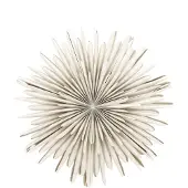 Ebuy24 Sälen Weihnachtsstern mit Licht Papier Ø60 cm Pendelleuchte beige.