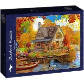 Blue Bird Lake House - 1000 Teile buntes Spielzeug