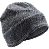 Cep Unisex Winter Run Beanie, OS - black melange