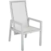 Brafab Newfort Positionsstuhl, Aluminium hellgrau, verstellbares RĂĽckenteil 7393260051428
