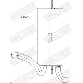 Walker Endschalldämpfer 24528