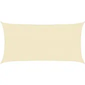 vidaXL Sonnensegel 160 g/m² Creme 4x7 m HDPE