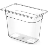 Hendi Gastronorm Behälter 1/4, 265x162x150 mm, transparent