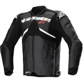 Alpinestars Atem V5 Lederjacke Schwarz Weiß Größe 50