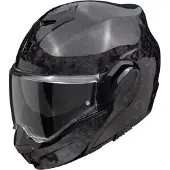 Scorpion EXO-TECH EVO Carbon Onyx Schwarz Klapphelm Größe S