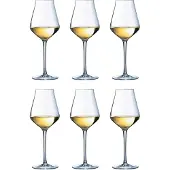 Big Buy Cooking Chef & Sommelier Soft Reveal Transparentes Glas Weinbecher 6 Stück (400 ml)