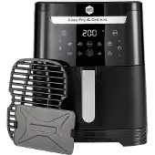 OBH Nordica Easy Fry & Grill XXL 2-in-1 -airfryer, musta