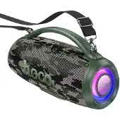 Hoco HA4 Surge Tragbarer Lautsprecher Blutooth/ FM/ TF-Karte/ USB-Speicherstick/ AUX 2 x 20 W Grün