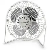 Esperanza EA149W, Haushalts-Lamellenlüfter, Weiß, Tisch, 14 cm, USB, 2,5 W