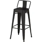 Venture Home Stuhl Tempe Schwarz 4er-Pack