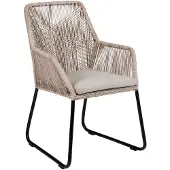Brafab Midway Diningsessel, Geflecht beige, inkl. Kissen 7393260053620